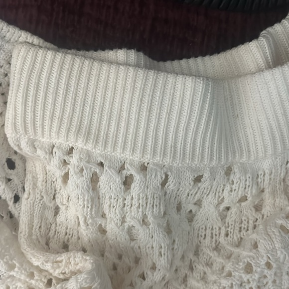 SOLID & STRIPED White Crochet Pants S - Picture 5 of 10